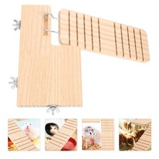  Échelle Anti-morsure pour Hamster, 1 ensemble, jouet d'escalade en bois, Cage à