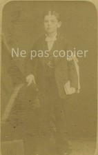 JEUNE HOMME vers 1890 CDV par