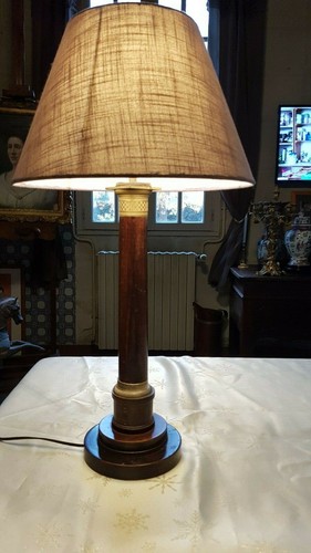 Lampe style empire bois en - style,
