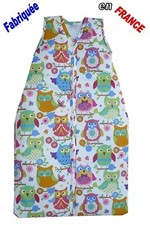 Gigoteuse turbulette été de 70 à 130 cms et préma Ref.chouettes- Evolutive