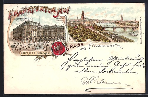 Lithographie francfort main - lithographie, francfort/main