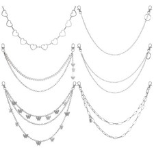 Lot de 6 chaînes de jeans