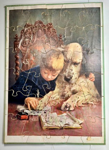Ancien puzzle bois complet - puzzle, en