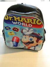 SAC A DOS Dr MARIO WORLD Tbe cartable d'école collector 32X30X9 cm rare