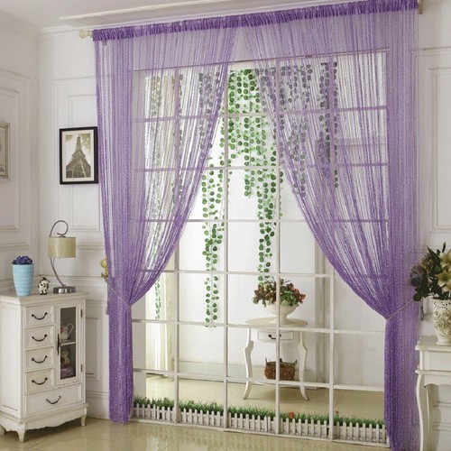 Porte rideaux fils gland - rideaux,