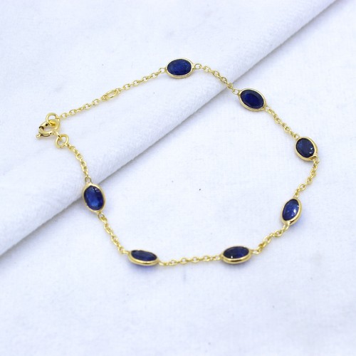 14k saphir bleu jaune - or,