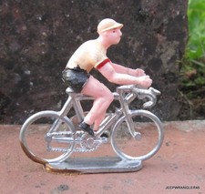 ANCIEN COUREUR CYCLISTE TOUR DE FRANCE PLASTIQUE DEMONTABLE SALZA ROGER JIM# 360