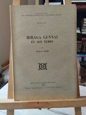 livre. HIRAGA GENNAI et son