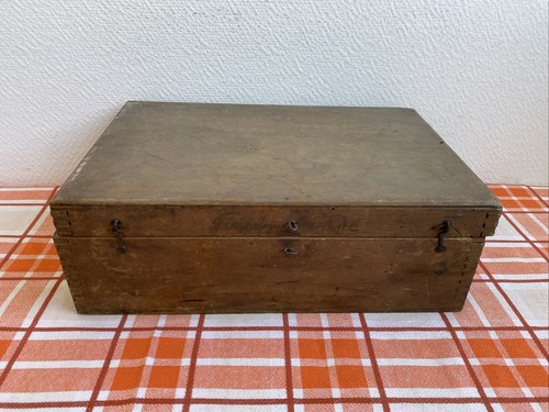 Ancienne boite bois rangement - ancienne,