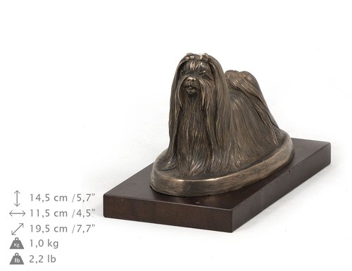 Shih tzu statuette bois - tzu,,