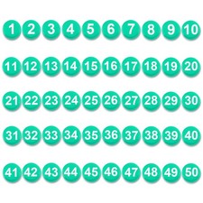 1-50 Chiffres Magnétiques