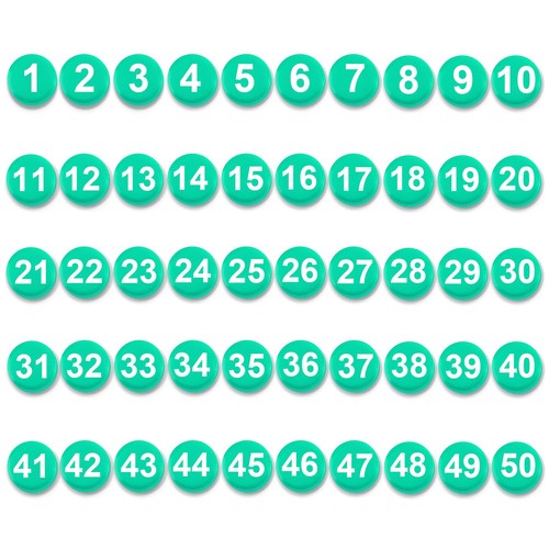 Chiffres magnétiques - 1-50,