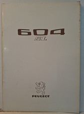 Peugeot 604 SL catalogue