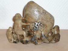 ANCIEN POT LAVE RINCE PINCEAUX