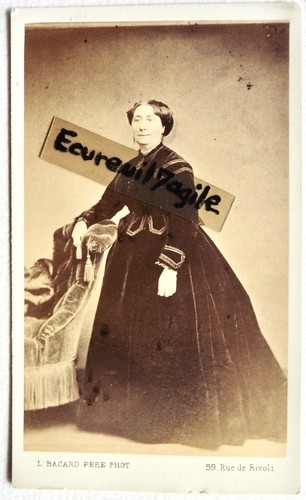 Cdv bacard femme nommée mme - cdv,