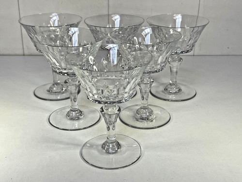 Coupes champagne baccarat - 6,