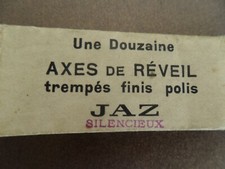 AXE DE RÉVEIL JAZ  TREMPES FINIS POLIS SILENCIEUX 
