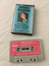 Cassette audio 1980 Johnny Hallyday Port Suivi Compris