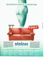 Publicité Advertising 068  1995   Steiner  canapé New York