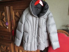ELENA MIRO doudoune grise T.48 (garniture duvet)