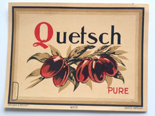 Etiquette QUETSCH Pure Eau de