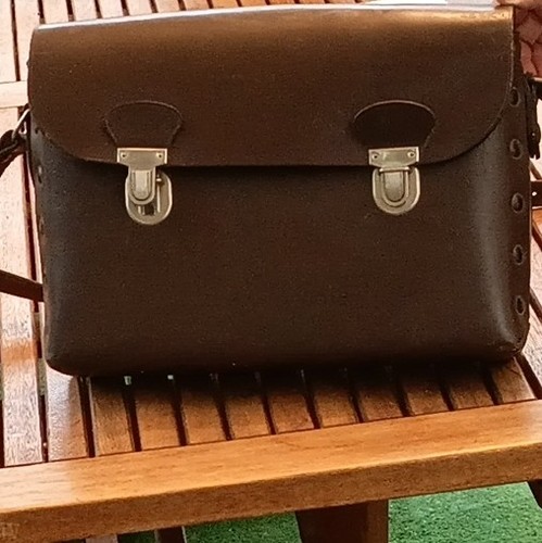 Sncf sacoche cuir années - sacoche, 1980
