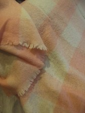 VINTAGE COUVERTURE PLAID