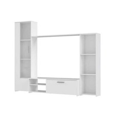 PILVI Meuble TV - Blanc mat -