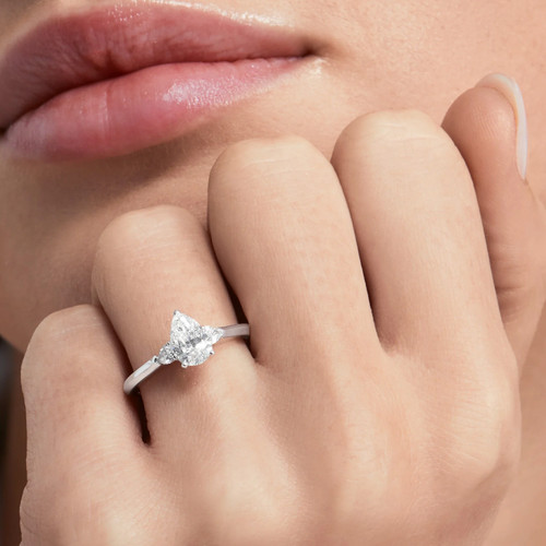 Bague fiançailles diamant - de,