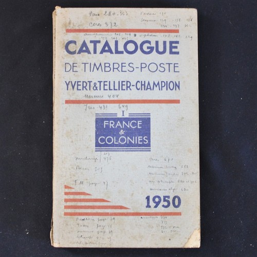 Yvert tellier catalogue - &,