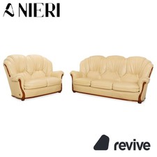 Nieri Cuir Bois Canapé 3