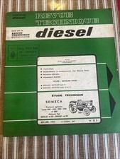 REVUE TECHNIQUE SOMECA 400 450 500 550 600 Moteur Fiat 8035 8045 01 02 Tracteur