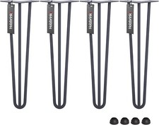 HOLZBRINK Pince À Cheveux Pied De Table, Pied En Cheville En Acier, HLT-12A