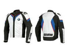 BMW Homme CE Armure Protecteur Sport Cuir Réplique Courses Motard Moto Veste