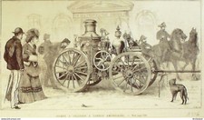 Etats-Unis Pompiers Pompe Incendie A Vapeur 1873