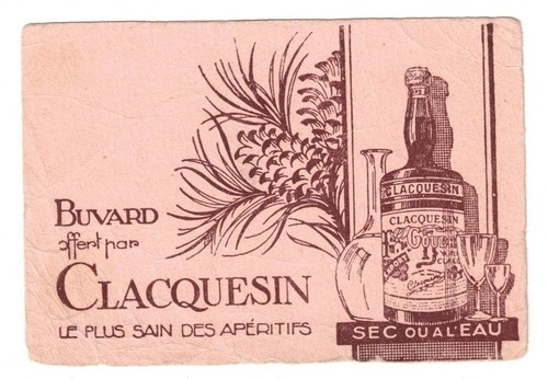Ancien buvard clacquesin - buvard,