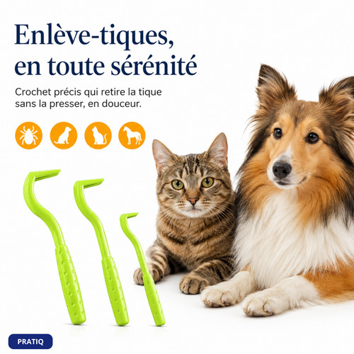 Crochet tire tique chat chien - crochet, tire-tique