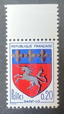 Timbre Blason de Saint-Lô