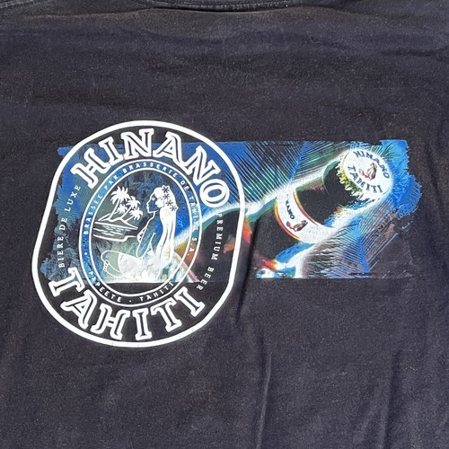 Hinano tahiti shirt black 2xl - tahiti,