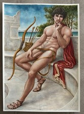 Aquarelle Originale Du Peintre