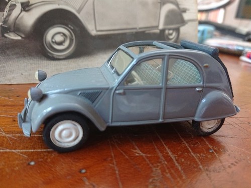 Citroen 2cv 1957 gris 43 - gris, 1/43