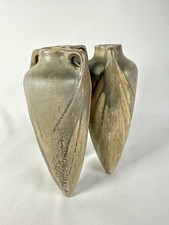 VASE PIQUE FLEURS TRIO EN GRES ART DECO DLG DE DENBAC