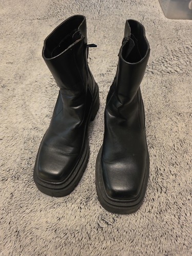 Zara black boots ankle - zara,