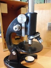 ANCIEN MICROSCOPE ZEISS WINKEL N°53965 EXCELLENT ETAT AVEC BOITE & ACCESSOIRES