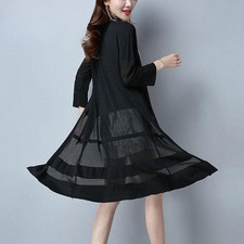 Femmes Midi Cardigan Ouvert