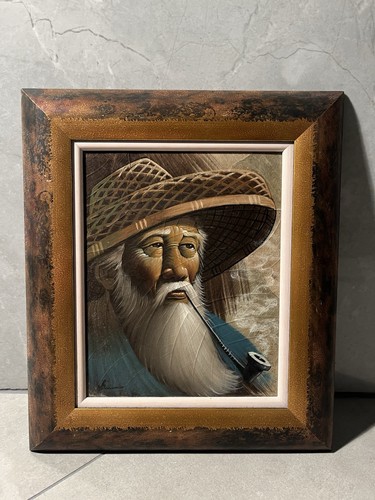 Peinture huile vintage - peinture,