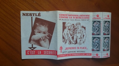 1957 carnet 10 timbres - 1957/58, de
