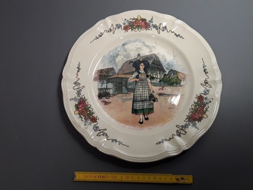 Ancien grand plat céramique