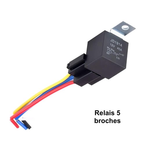 Support porte relais broches - relais,
