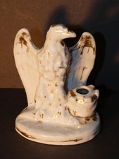 Superbe Encrier en porcelaine